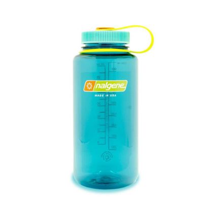 Nalgene Wide Mouth Bottle Sustain 1 L Cerulean Blue