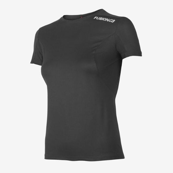 Fusion Wms C3 T-shirt Black