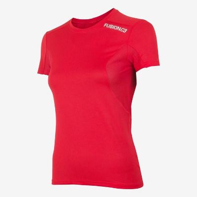 Fusion Wms C3 T-shirt Red