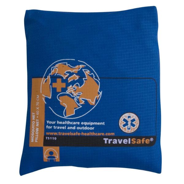 TravelSafe Myggnät för huvud och kudden. Black