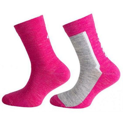 Ulvang Ultra Jr 2 pk Beetroot/Grey Melange