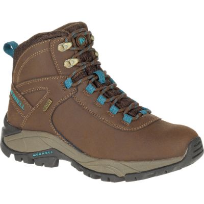 Merrell Vego Mid Vandrestövel Womens Dark Earth / Britanny Blue