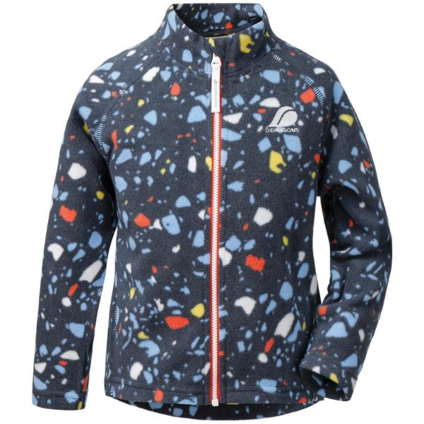 Didriksons Monte Kids Print Jacket 4 OUTLET 814/Navy Terazzo