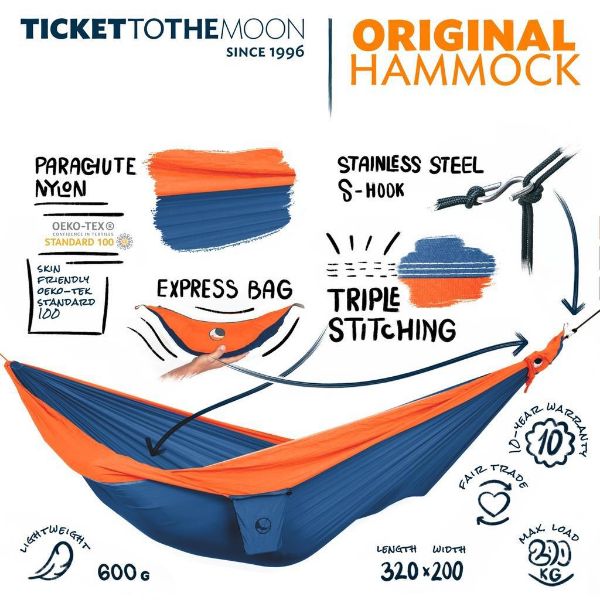 Ticket To The Moon TTTM Original Hammock