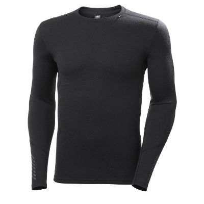 Helly Hansen Lifa Merino Mellantung Crew 20235Black