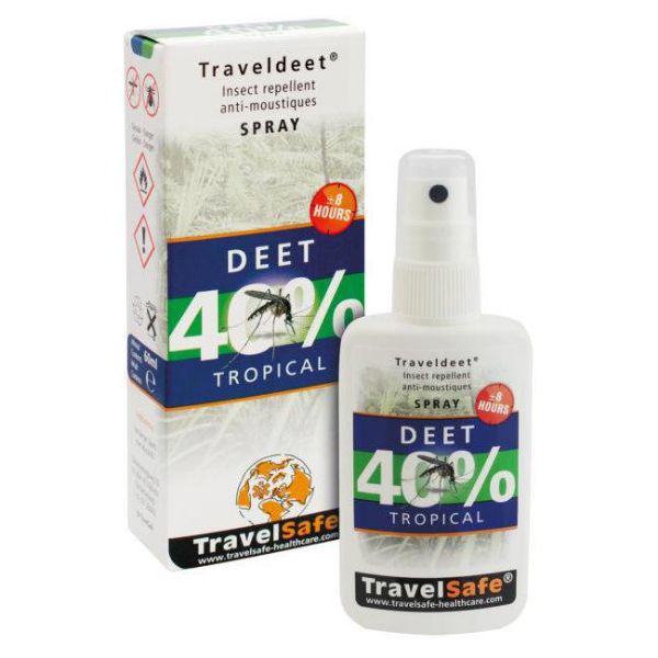 TravelSafe Mini TravelDEET 40 procent 15ML (spray) No Color