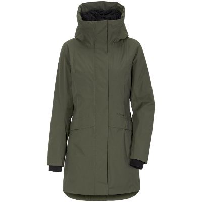 Didriksons Cajsa Womens Parka 3 Outlet 300/Deep Green