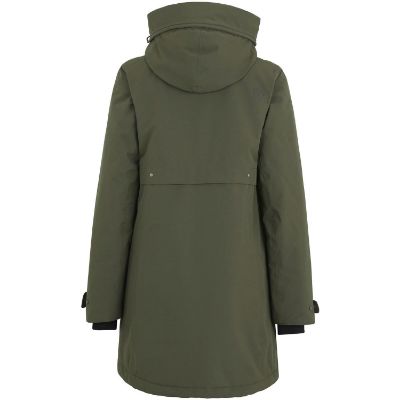 Didriksons Helle Womens Parka 4 300/Deep Green