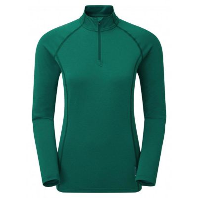 Montane Female Dart Thermo Zip Neck Wakame Green