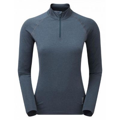 Montane Female Dart Thermo Zip Neck Astro Blue