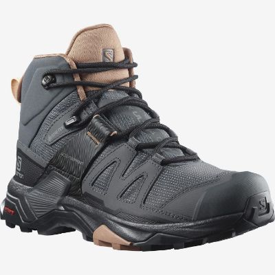 Salomon X Ultra 4 Mid GTX W Ebony / Mocha Mousse / Almond Cream