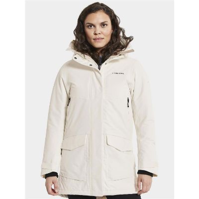 Didriksons Frida Womens Parka 6 600/White Foam