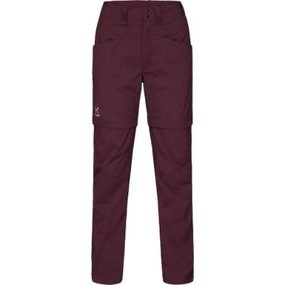 Haglöfs Lite Standard Zip-Off Pant Women Aubergine