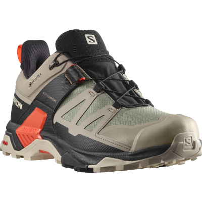Salomon X Ultra 4 GTX Vintage / Khaki / Cherry Tomato