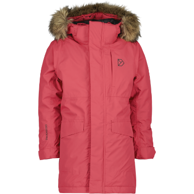 Didriksons Pyrit Kids Parka Garnet Red