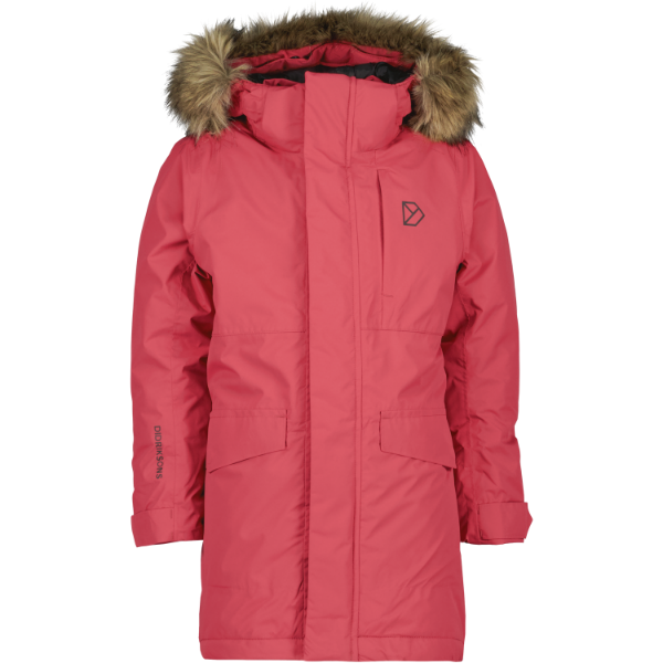 Didriksons Pyrit Kids Parka Garnet Red