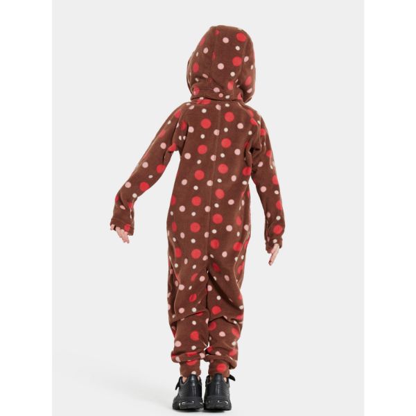 MONTE KIDS COVERALL PRINTED - Small Dotted Brown Print