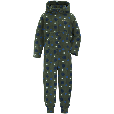 MONTE KIDS COVERALL PRINTED - Small Dotted Green Print