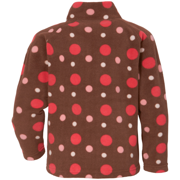MONTE PRINTED KID'S FULL-ZIP 7 - Small Dotted Brown Print