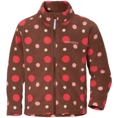 	MONTE PRINTED KID'S FULL-ZIP 7 - Small Dotted Brown Print