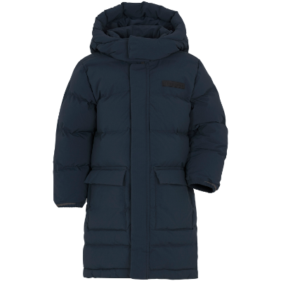 SNÖFRID KID´S LONG PARKA - Navy