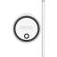 Straw Tumbler Accessory Lid, Large - Transparent