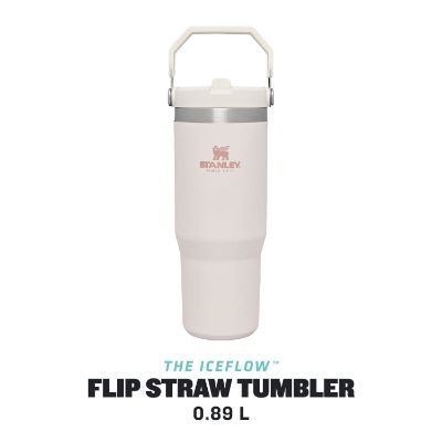 Stanley Iceflow Flip Straw Tumbler 0,89 i farven Rose
