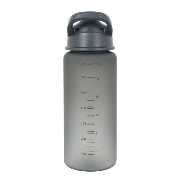 Flip-Top Water Bottle, Grey