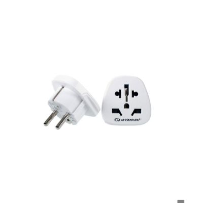 World to Europe Travel Adaptor - White