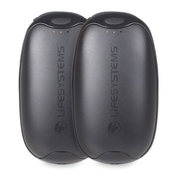 	Lifesystems Rechargeable dual palm handwarmer, usb & - Grey