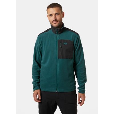 Helly Hansen Men's Daybreaker Block Microfleece Jacket - En alsidig, teknisk mikrofleecejakke, der fungerer som et mellemlag om vinteren og som en selvstændig jakke i overgangsperioderne.