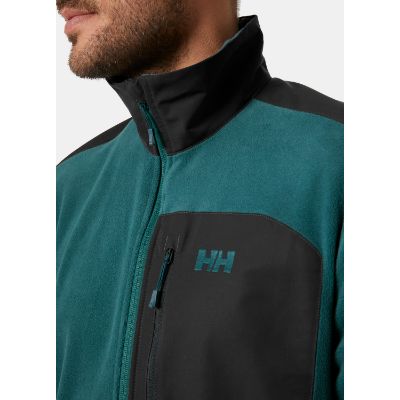 Helly Hansen Men's Daybreaker Block Microfleece Jacket - En alsidig, teknisk mikrofleecejakke, der fungerer som et mellemlag om vinteren og som en selvstændig jakke i overgangsperioderne.