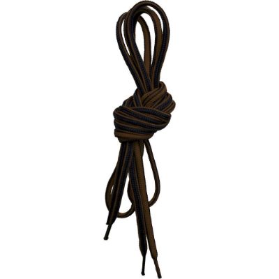 Lundhags Round shoe laces 150cm - Black/Brown