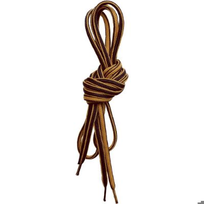 Lundhags Round shoe laces 150cm - Yellow/Brown