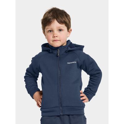 Didriksons Corin kids fullzip - Navy