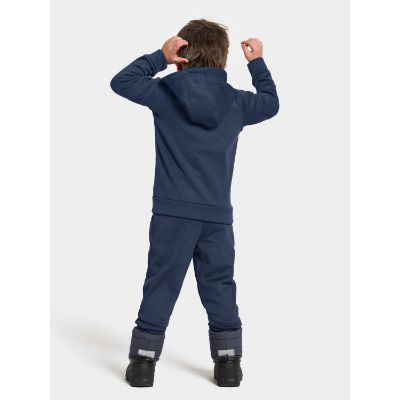 Didriksons Corin kids fullzip - Navy