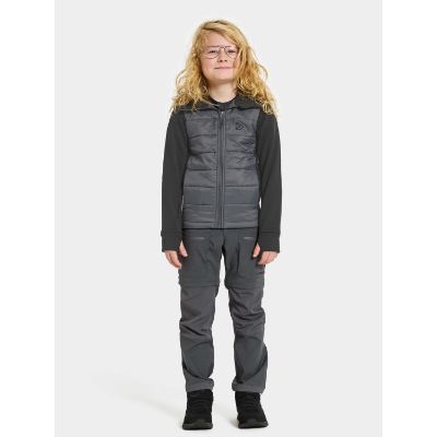 Didriksons Kapris Kids Fullzip Jacket - Black