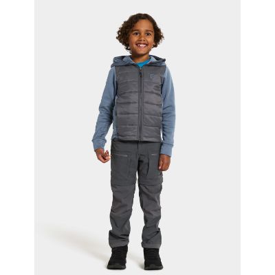 	Didriksons Kapris Kids Fullzip Jacket- Coal Black