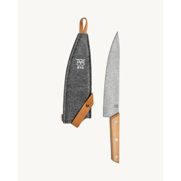 Øyo Vedalen chef's knife - Stell/ Wood