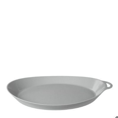 Lifeventure Ellipse plate - Light Grey