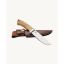 Øyo Rondane knife w/sheath - Steel/ Brown