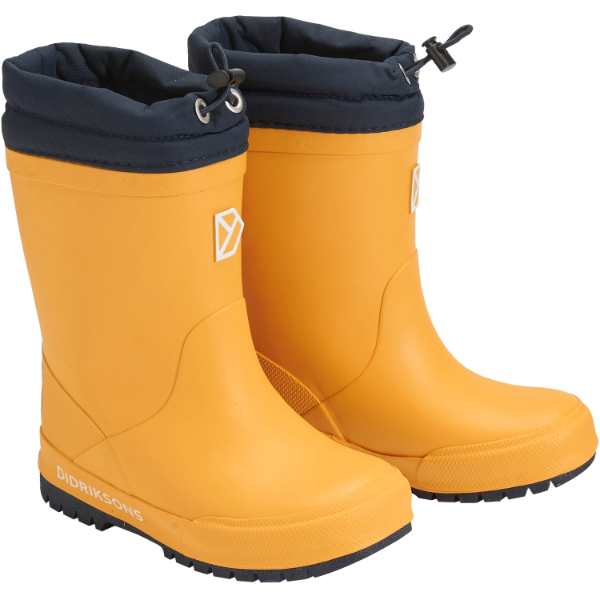 Didriksons Slush kids w boot5 - Oat Yellow