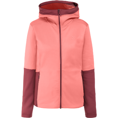 Didriksons Rosita wns fullzip - Pink Blush