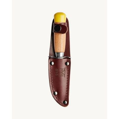 Øyo Scout knife w/sheath, brown