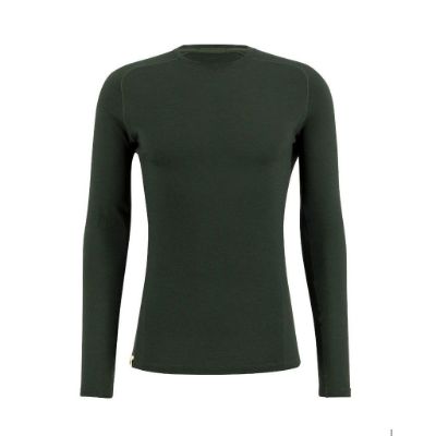 Ulvang Hero crew baselayer  mens - Beetle green