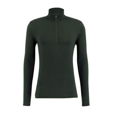 Ulvang Hero half zip baselayer mens - Beetle Green