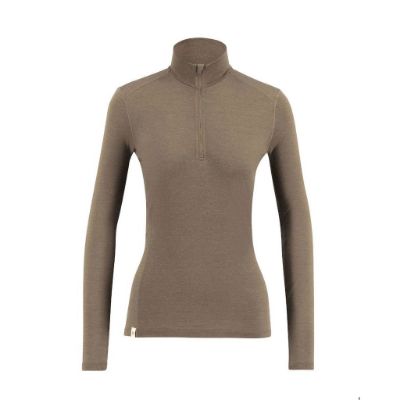 Ulvang Hero half zip baselayer womens - Bungee Grey