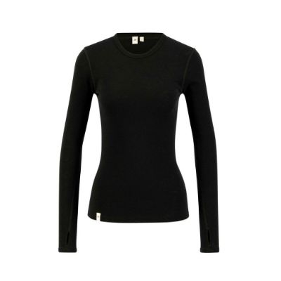 Ulvang Alltime Lead Longsleeve Rib Tee Women - Black