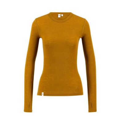 Ulvang Alltime Lead Longsleeve Rib Tee Women - Cathay Spice