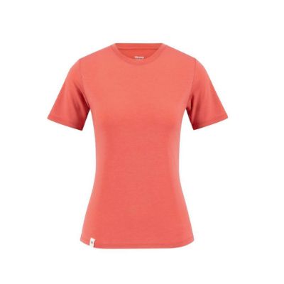 Ulvang Alltime Lead Regular Tee Womens - Mineral Red